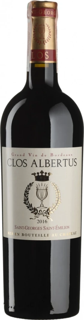 Вино Clos Albertus, Saint-Georges Saint-Emilion AOC, 2016