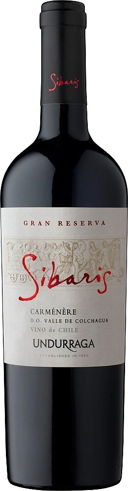 Вино Undurraga, Sibaris Carmenere Gran Reserva, Valle de Colchagua DO, 2016