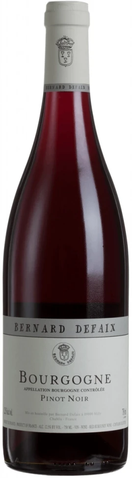 Вино Domaine Bernard Defaix, Bourgogne Pinot Noir AOC, 2022