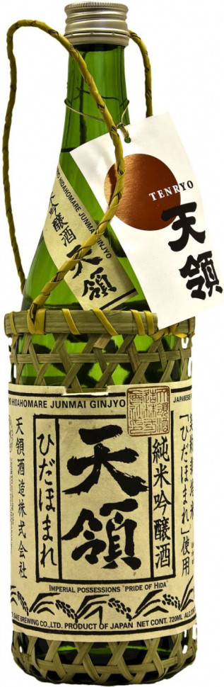 Саке Tenryo Hidahomare braided straw wrapped bottle 720 мл