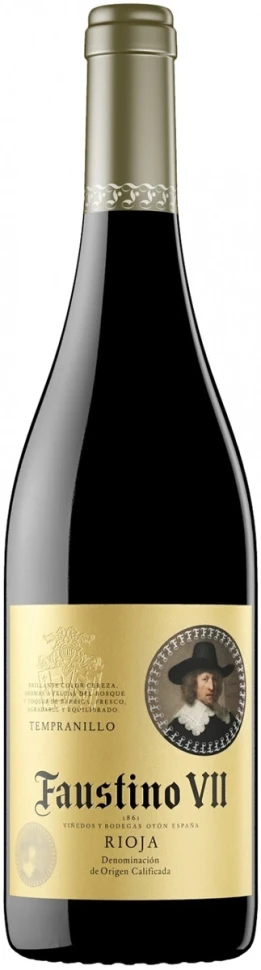 Вино Faustino VII, Rioja DOC, 2016