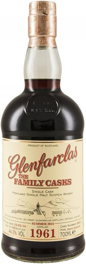 Виски Glenfarclas 1961 Family Casks 44 2% 700 мл