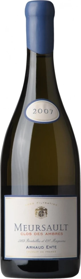 Вино Domaine Arnaud Ente, Meursault Clos des Ambres AOC, 2007