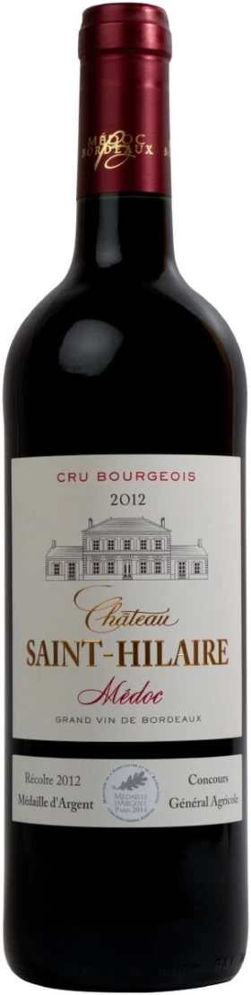 Вино Sichel, Chateau Saint-Hilaire, Medoc AOC, 2012