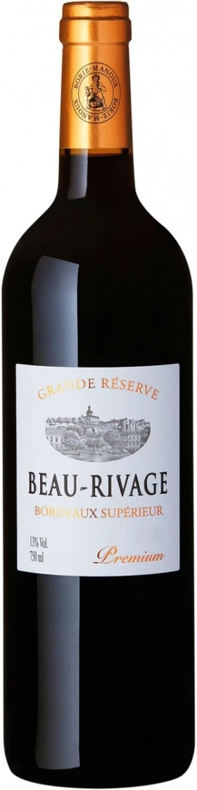 Вино Borie-Manoux, Beau-Rivage Premium Grande Reserve Rouge, Bordeaux AOC, 2015