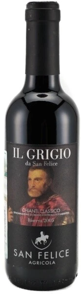 Вино Agricola San Felice, Chianti Classico Riserva DOCG Il Grigio 2005, 375 мл