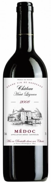 Вино Chateau Haut Lignan Medoc AOC, 2008