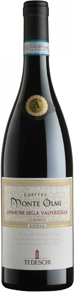 Вино Tedeschi Capitel Monte Olmi Amarone della Valpolicella DOC Classico Riserva 2008