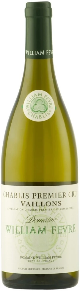 Вино Domaine William Fevre, Chablis 1-er Cru Vaillons, 2014